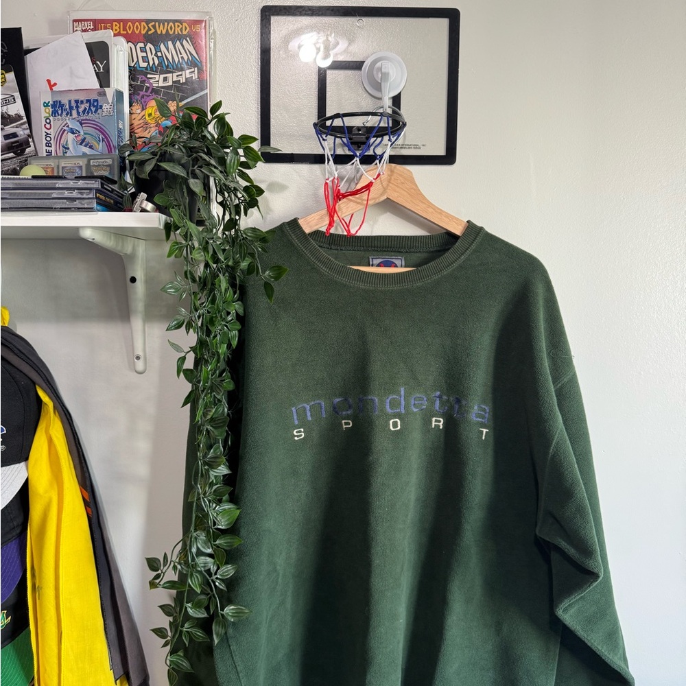 Mondetta Olive Green Sport Pullover